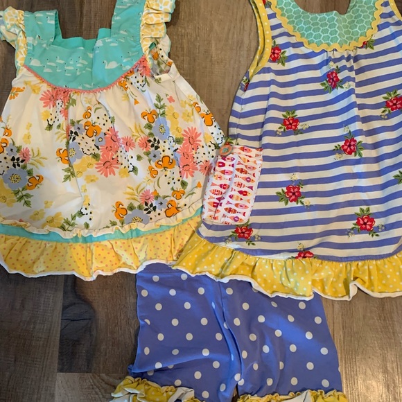 Matilda Jane size 4 lot Girls' Shirts, shorts and dress - Picture 5 of 13